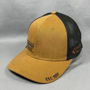 Master Halco Snapback Cap Hat Brown Trucker Baseball Outdoor Workwear Sport Mens